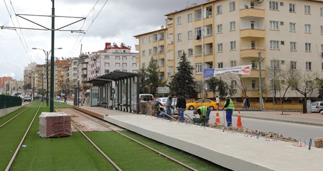 Tramvay Durakları Okulların Açılışına Yetişecek