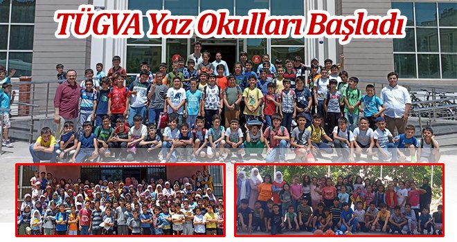 TÜGVA Yaz Okulları Başladı