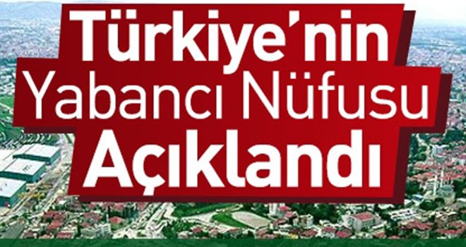 TÜİK, Türkiye'de ikamet eden yabancı uyruklu kişi sayısını açıkladı