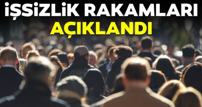 TÜİK'ten son dakika işsizlik rakamları haberi geldi