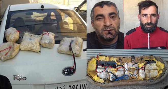 Türk konvoyuna saldıracaklardı, bombalı araçla yakalandılar