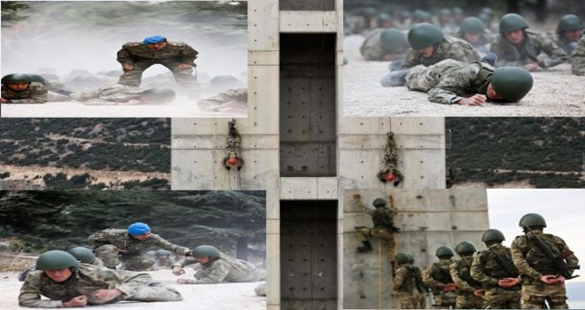 TÜRK KOMANDOLARIN EĞİTİMİ NEFESLERİ KESTİ 