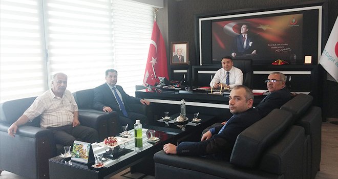 Türk Sağlık-Sen'den Sağlık müdürü Sarifaki'ye ziyaret