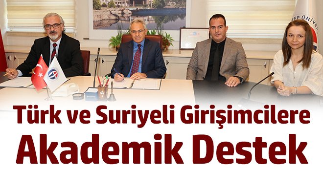 Türk ve Suriyeli girişimcilere akademik destek