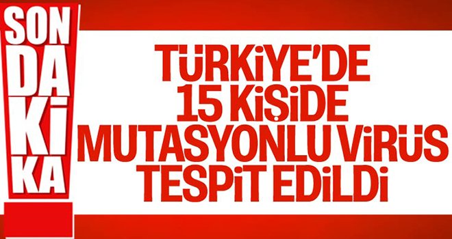 Türkiye'de 15 kişide mutasyonlu virüs tespit edildi!