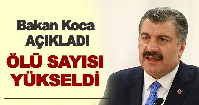 Türkiye'de koronavirüsten 574 kişi hayatını kaybetti