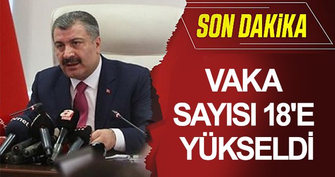 Türkiye'deki koronavirüs vaka sayısı arttı!