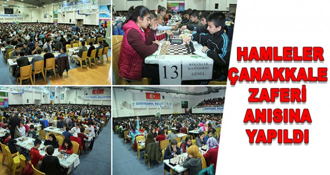 Turnuvaya 800'ün üstünde öğrenci katıldı