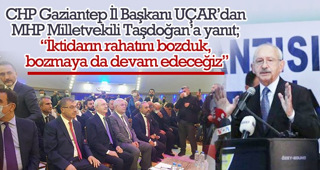 Uçar: İktidarın rahatını bozduk, bozmaya da devam edeceğiz