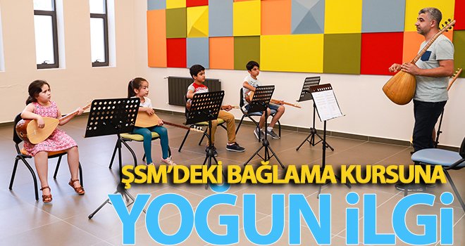 Ücretsiz bağlama kursuna büyük ilgi!
