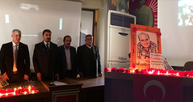 Gaziantep'te, CHP'liler Uğur Mumcu'yu andı