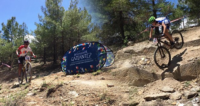 Uluslararası dağ bisiklet yarışları tamamlandı