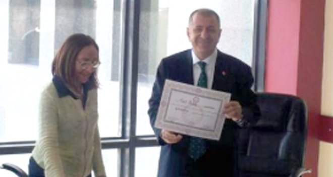 ÜMİT ÖZDAĞ MAZBATASINI ALDI