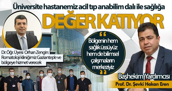 Prof. Dr. Eren: 'Acil de sağlığın üssüyüz bilimsel çalışmaların merkeziyiz'