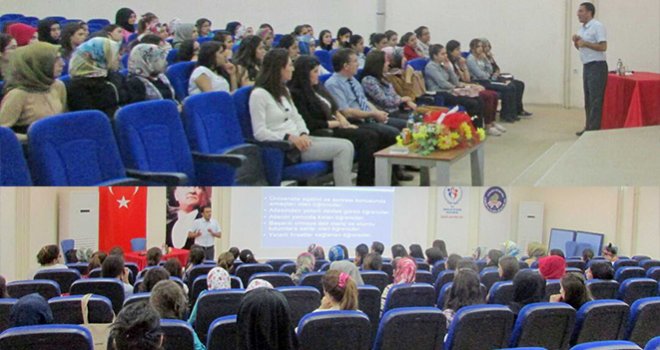 Üniversiteye Uyum Sürecinde Yaşanan Sorunlar ve Başetme Becerileri Konferansı Verildi