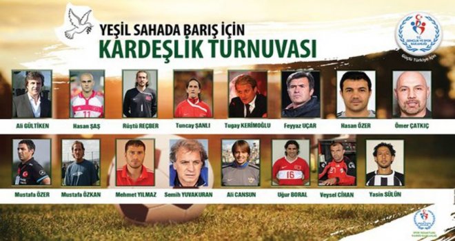 Ünlü futbolcular 'Barış' için oynayacak