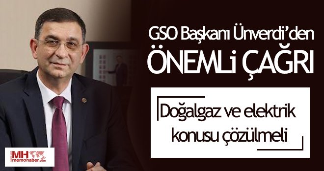Ünverdi: Doğalgaz ve elektrik konusu çözülmeli