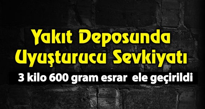 Uyuşturucu kuryeliğinde sürücü gözaltına alındı!