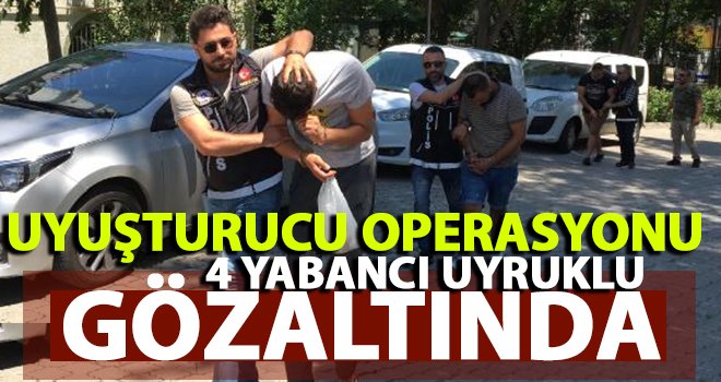 Uyuşturucu satıcıları faka bastı: 4 gözaltı