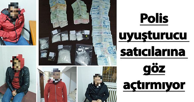 Uyuşturucu satıcıları kovalamaca sonucu yakalandı