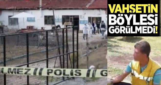 Vahşetin böylesi! cesedi köpek çiftliğine gömerken yakalandı. 