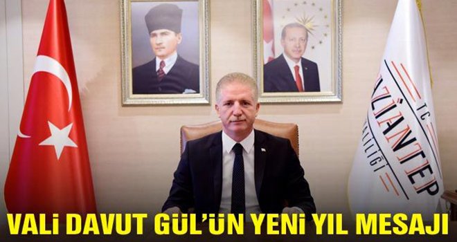 Vali Davut Gül'ün yeni yıl mesajı