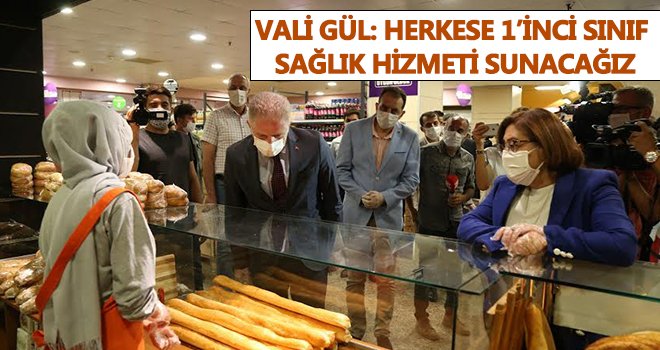 Vali Gül ve Başkan Şahin'den koronavirüs denetimi!