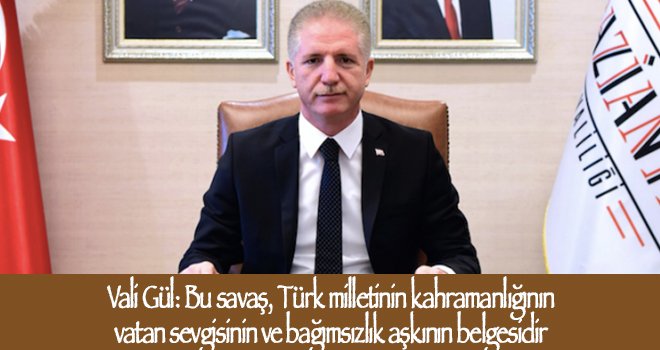 Vali Gül'den 19 Mayıs mesajı
