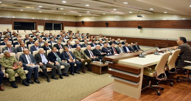 VALİ YERLİKAYA KURUM AMİRLERİYLE BULUŞTU