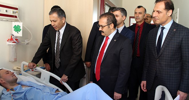 Vali Yerlikaya’dan El–Bab gazilerine ziyaret