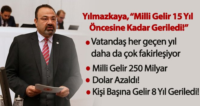 Vatandaş her geçen yıl daha da çok fakirleşiyor