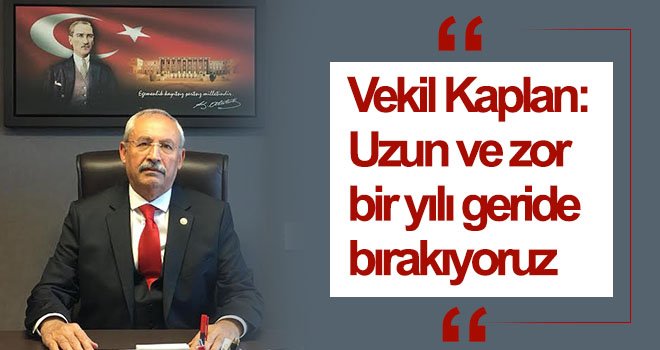Vekil Kaplan'dan yeni yıl mesajı 