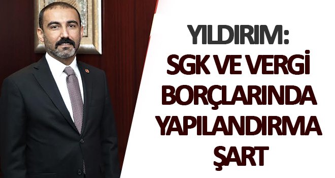 Vergi gelirlerinin sürekliliği için yapılandırma şart