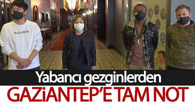 Yabancı gezginler Gaziantep’te...