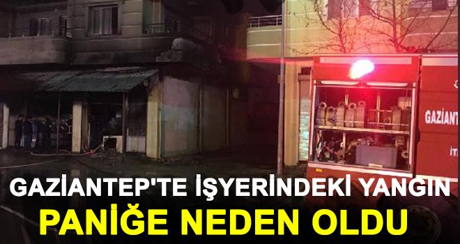 Yangın işyerini kül etti! Kullanılamaz hale geldi