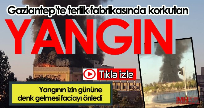 Yangının izin gününe denk gelmesi faciayı önledi