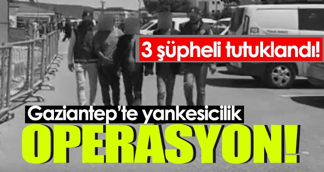 Yankesicilik yoluyla vatandaşın telefonunu çalan 3 şüpheli tutuklandı