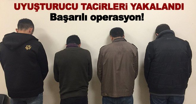 Yapılan aramada uyuşturucu ve kurusıkı ele geçirildi!