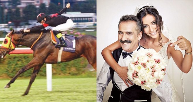 Yavuz Bingöl ve Öykü Gürman Balayı Yerine Hipodroma Gitti