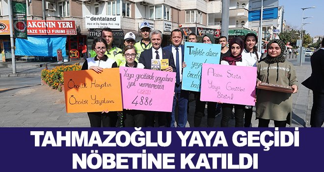'Yaya Geçidi Nöbeti' farkındalık etkinliği