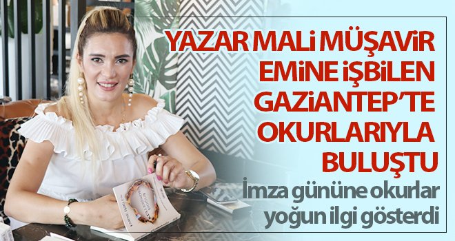 Yazar 'Küllerinden Doğuş' kitabını Gaziantepli okurlarına anlattı