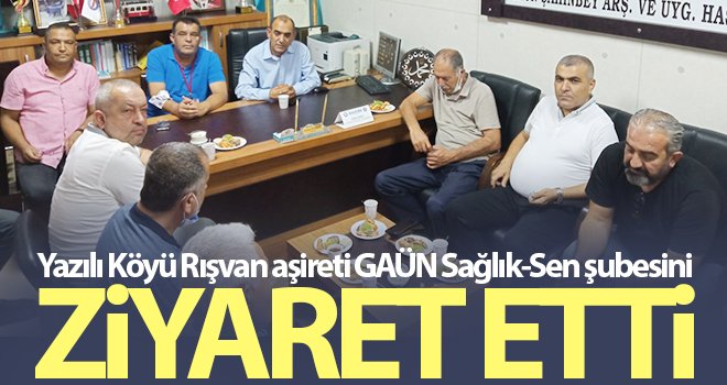Yazılı Köyü Rışvan aşiretinden Kerkez'e ziyaret