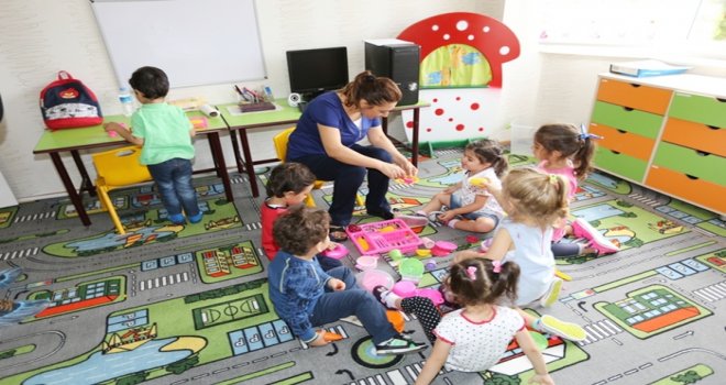 YENİLENEN BÜYÜKŞEHİR KREŞLERİNE YOĞUN İLGİ