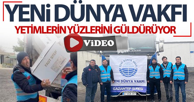 Yetimin yüzünde tebessüm, gönlünde dua oluyorlar