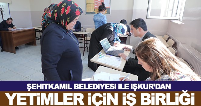 Yetimler ve anneleri hem öğrenecek hem de para kazanacak