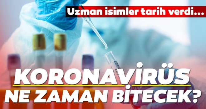 Yetkili isim açıkladı! Koronavirüs yasakları ne zaman bitiyor...