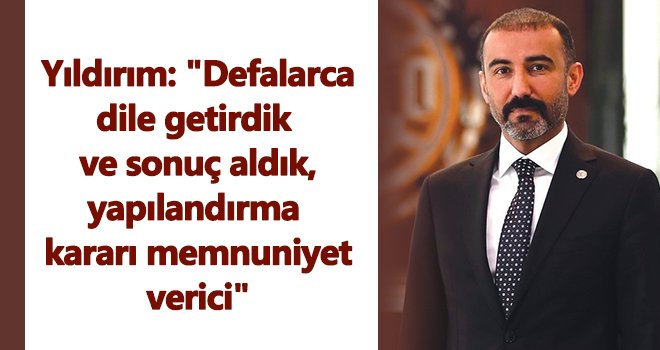 Yıldırım bütçe kanunu değerlendirdi