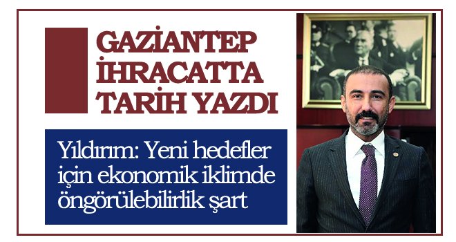 Yıldırım: Yeni hedefler için ekonomik iklimde öngörülebilirlik şart