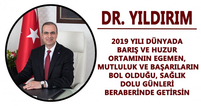 Yıldırım'dan yeni yıl mesajı