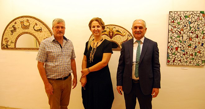 Yılmaz’ın mozaik sergisi 21 Eylül’e kadar gezilebilecek